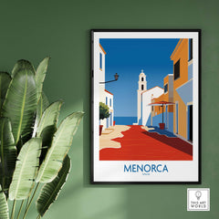 Menorca Spain Print part of our best collection or travel posters and prints - This Art World