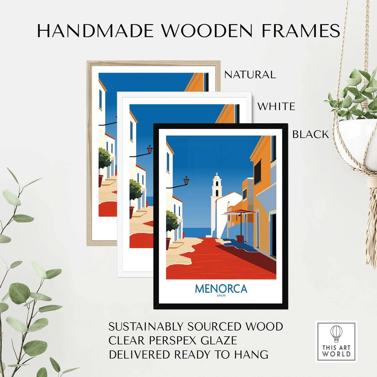 Menorca Spain Print part of our best collection or travel posters and prints - This Art World