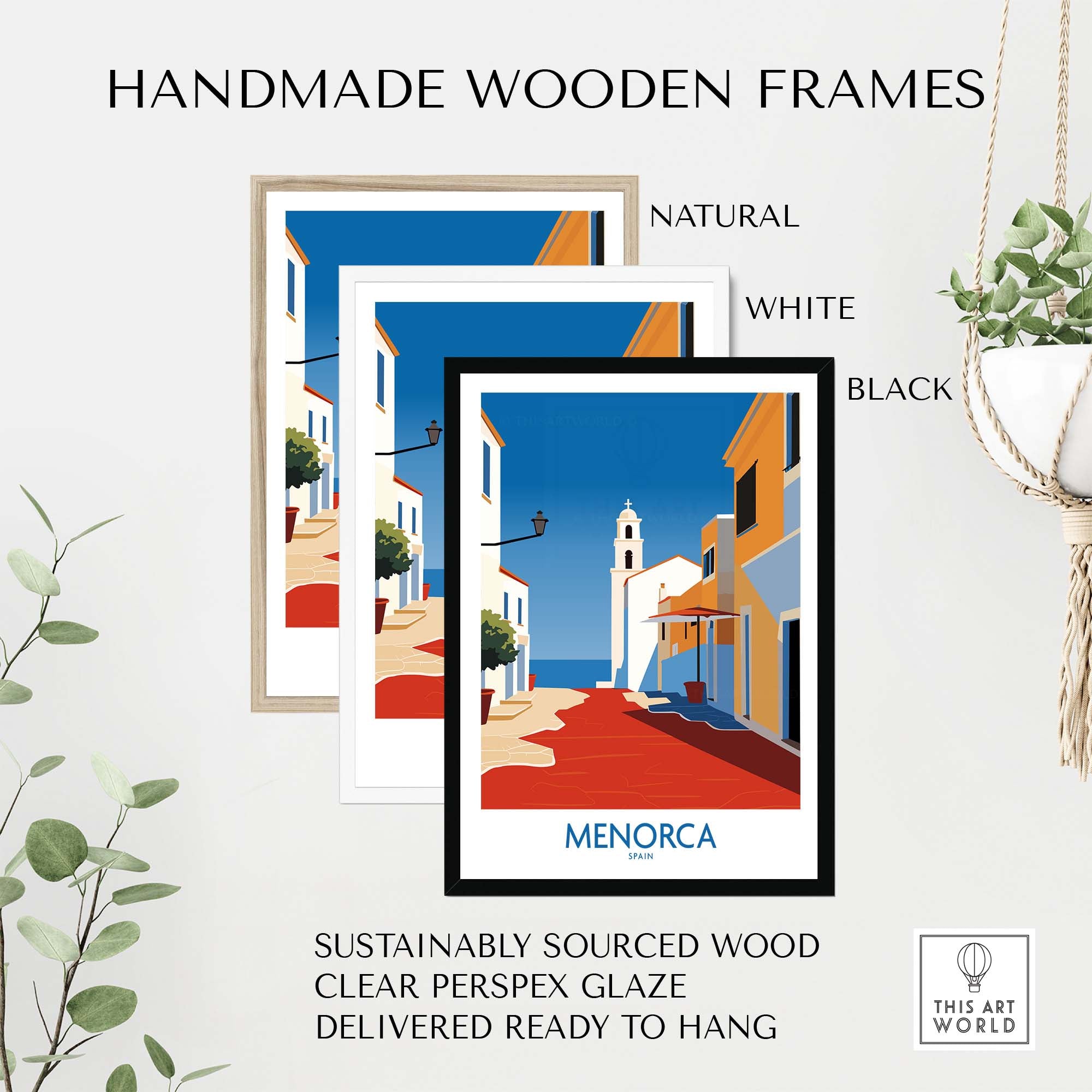 Menorca Spain Print part of our best collection or travel posters and prints - This Art World