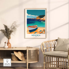 Menorca Travel Print part of our best collection or travel posters and prints - This Art World