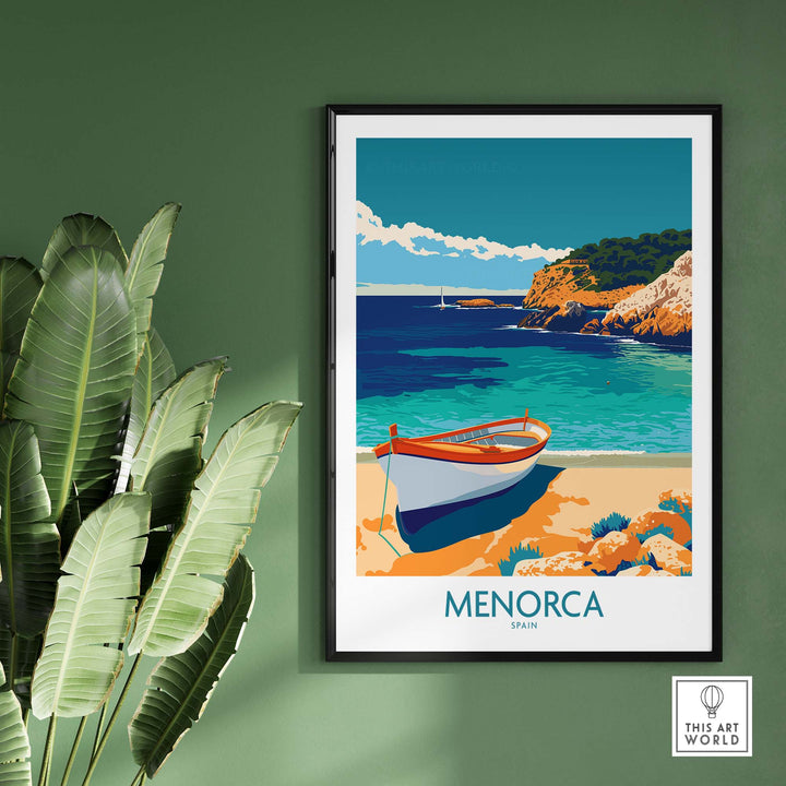 Menorca Travel Print part of our best collection or travel posters and prints - This Art World