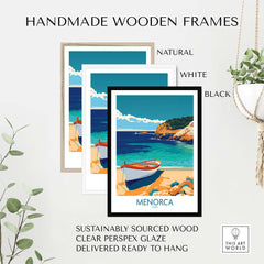 Menorca Travel Print part of our best collection or travel posters and prints - This Art World