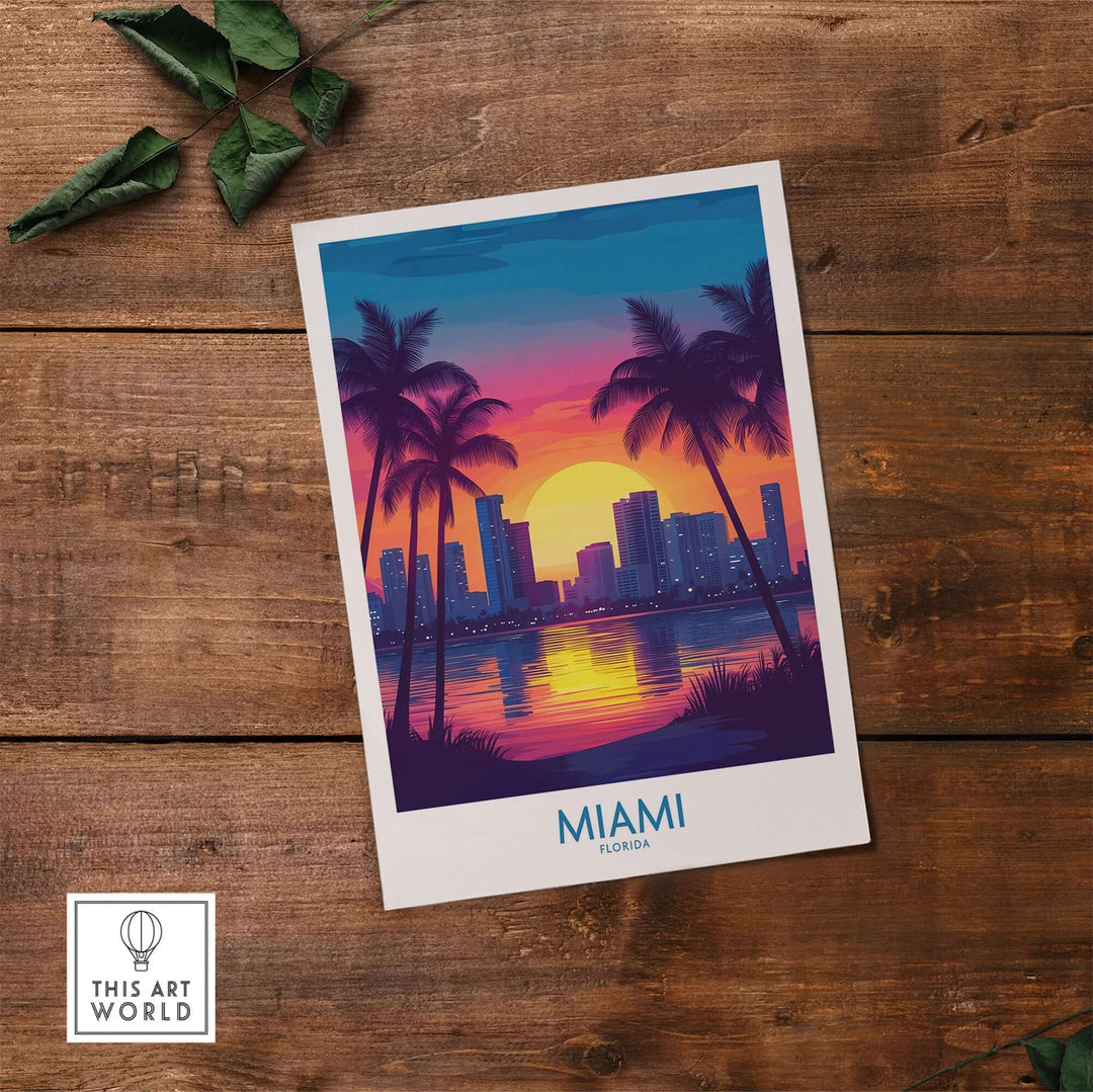 Miami Wall Art Print