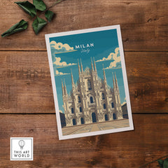 Milan Travel Poster