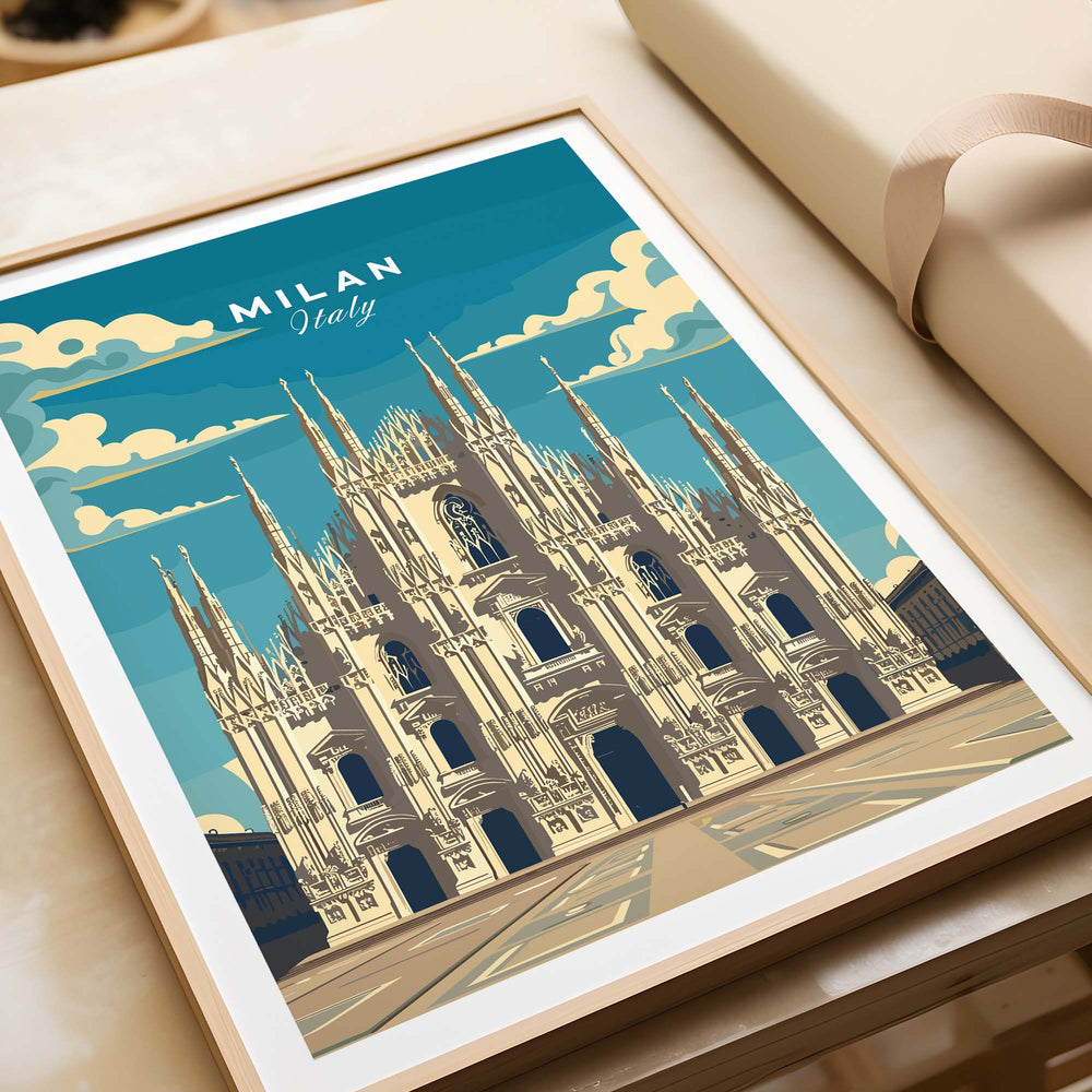 Milan Travel Poster