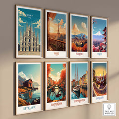 Milan Travel Poster