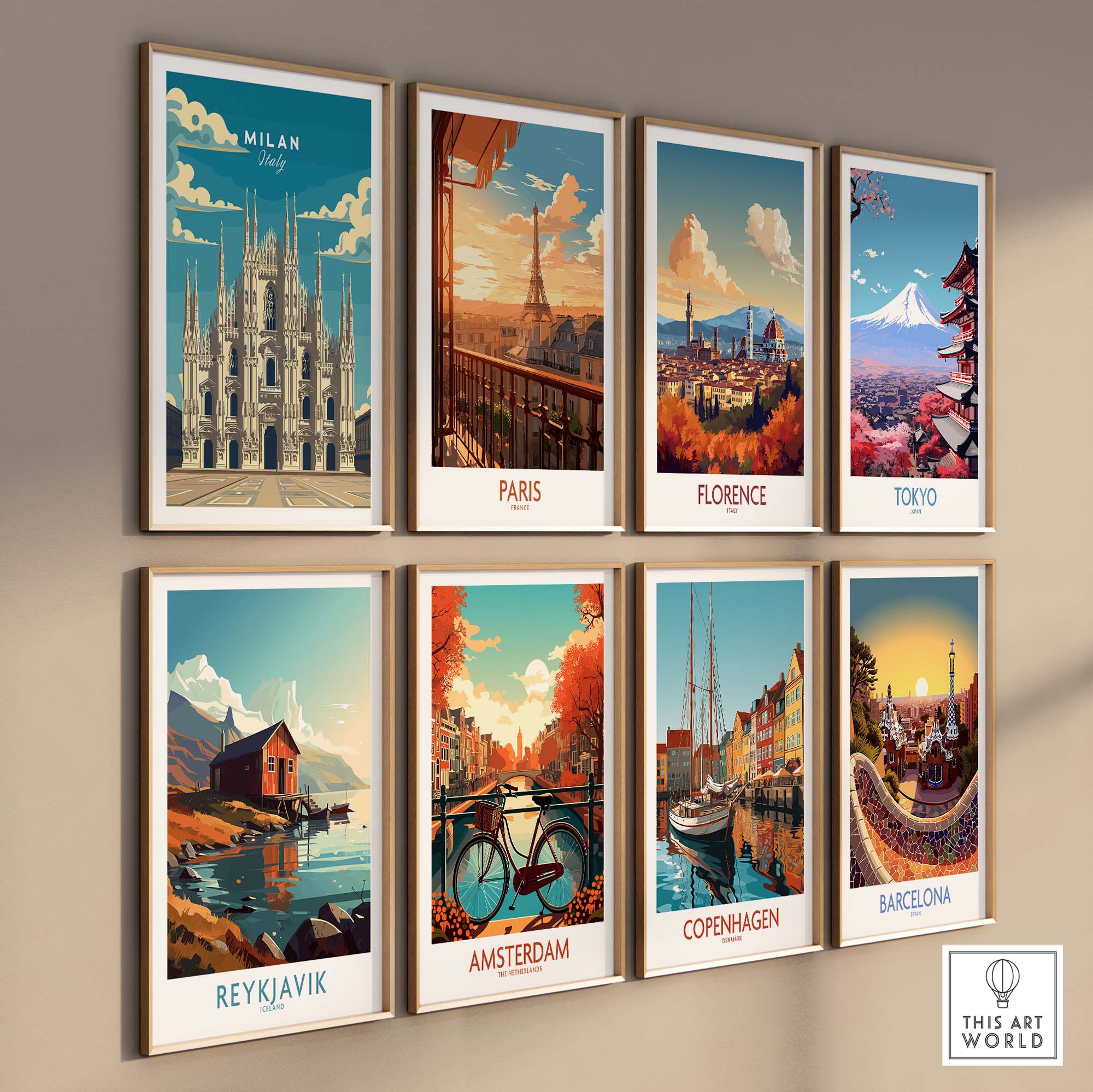 Milan Travel Poster