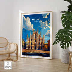 Milan Travel Print
