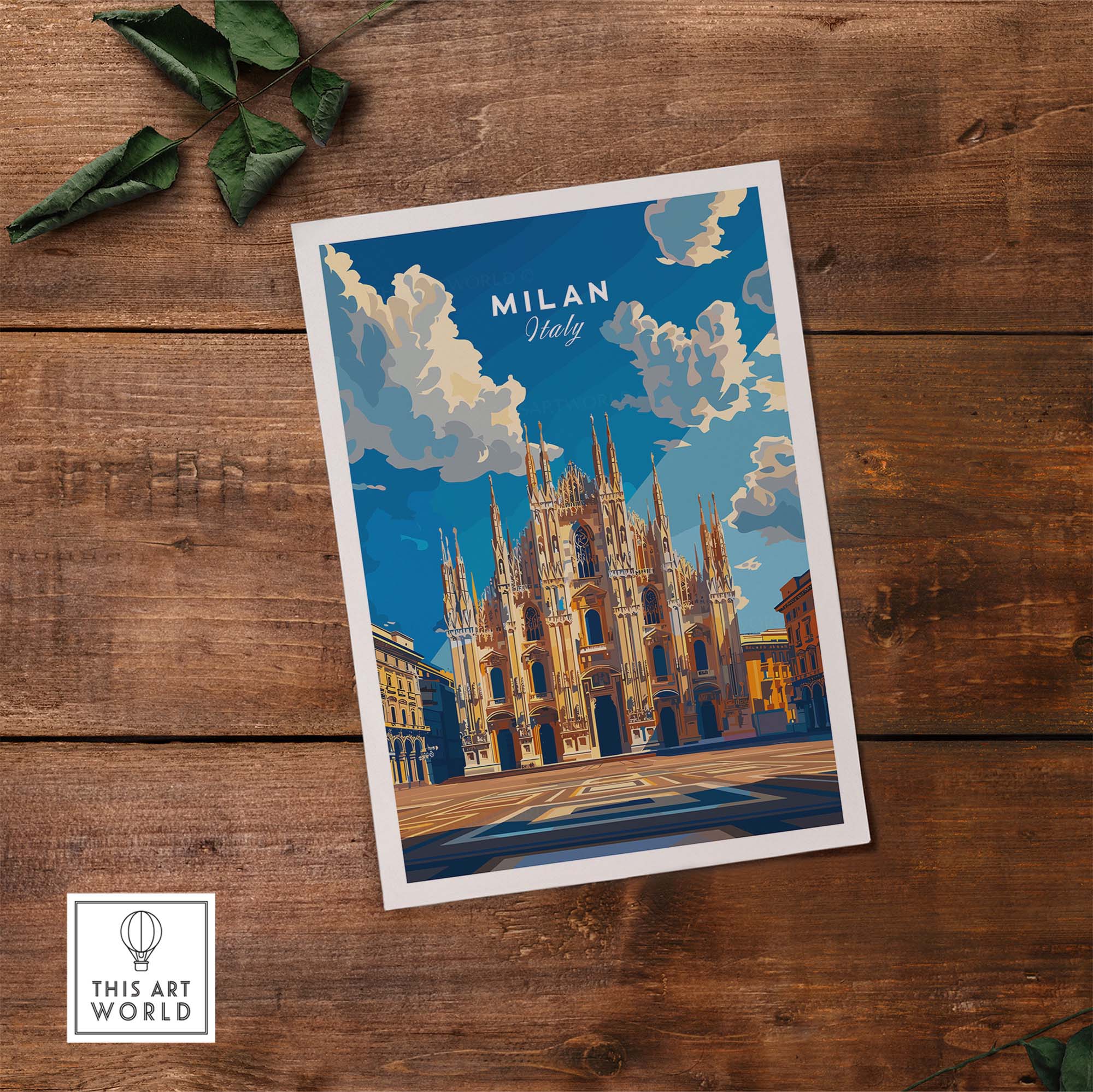 Milan Travel Print