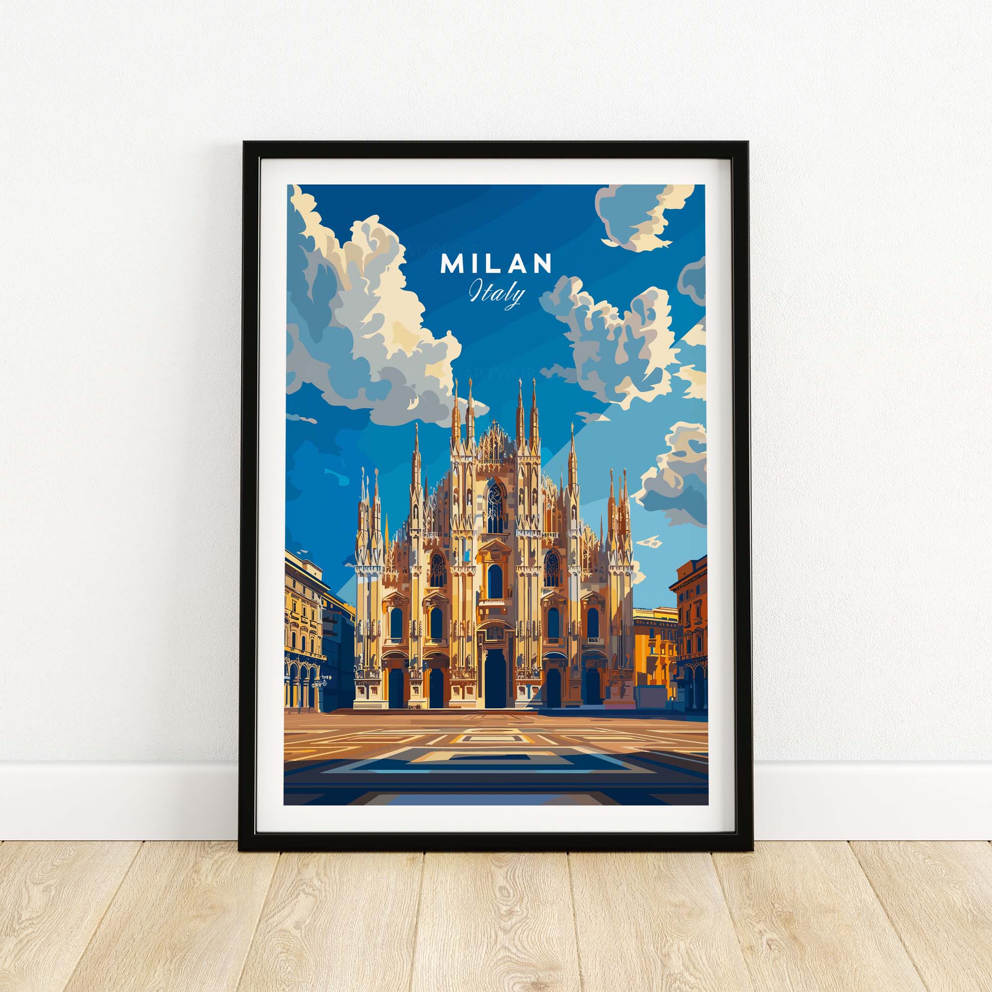 Milan Travel Print