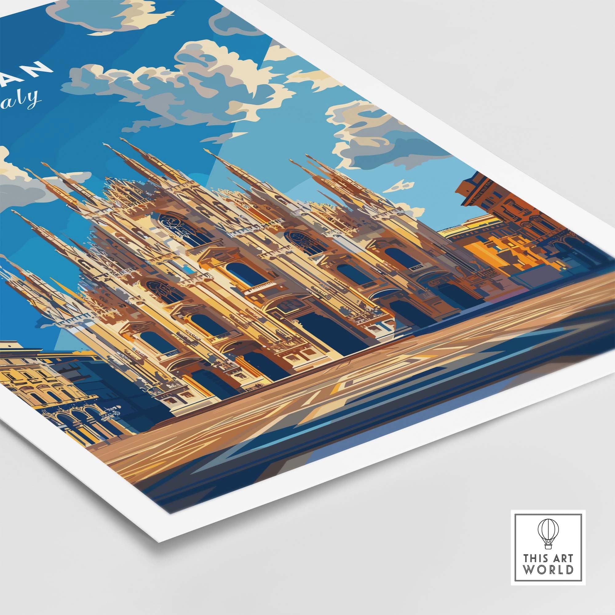 Milan Travel Print