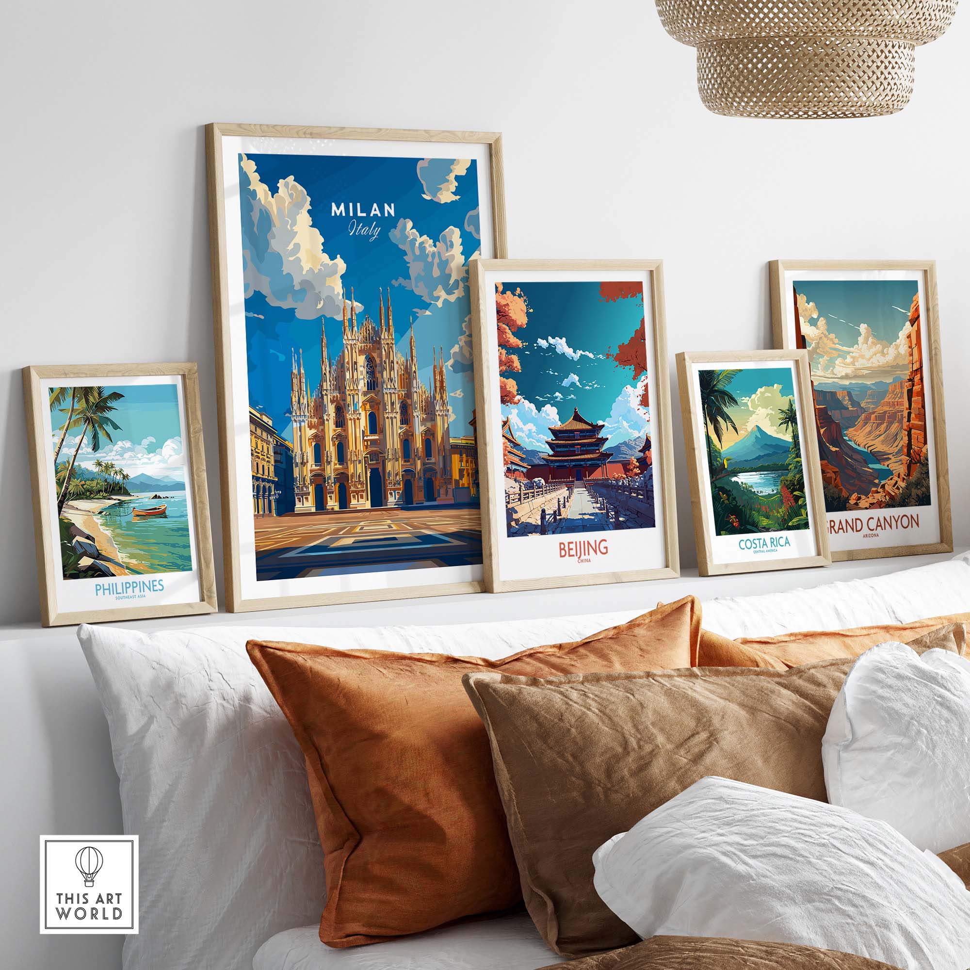 Milan Travel Print
