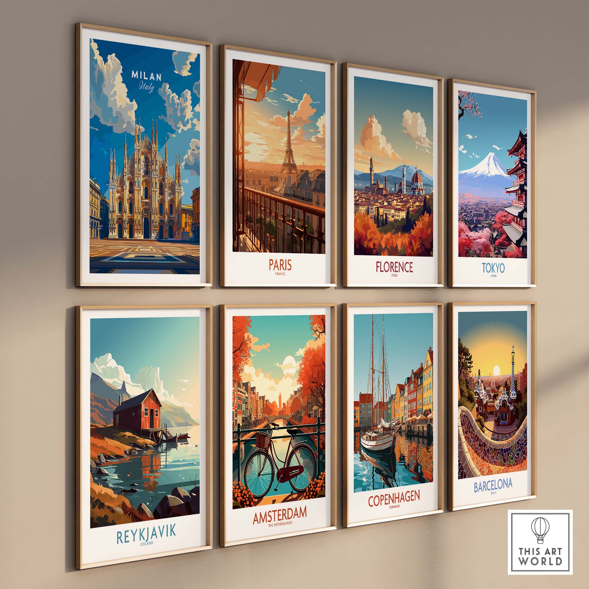 Milan Travel Print