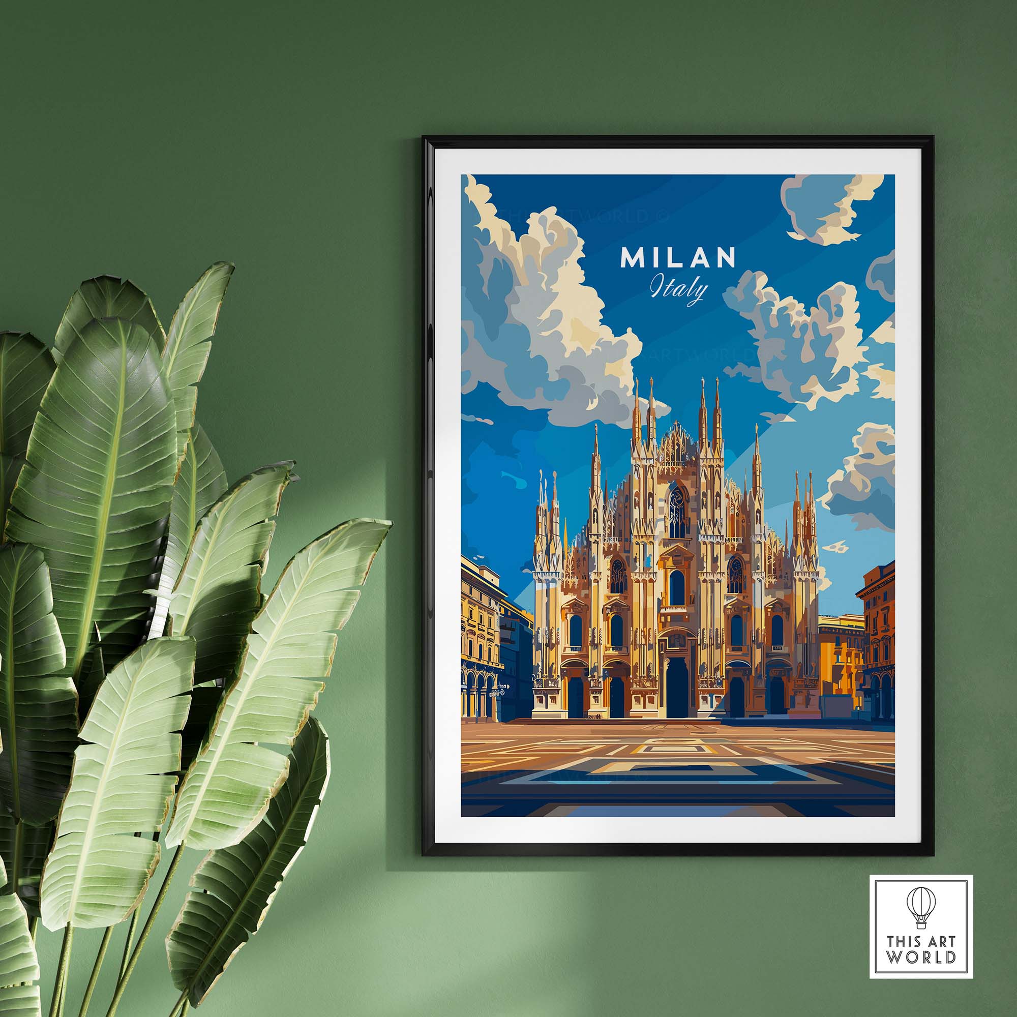 Milan Travel Print