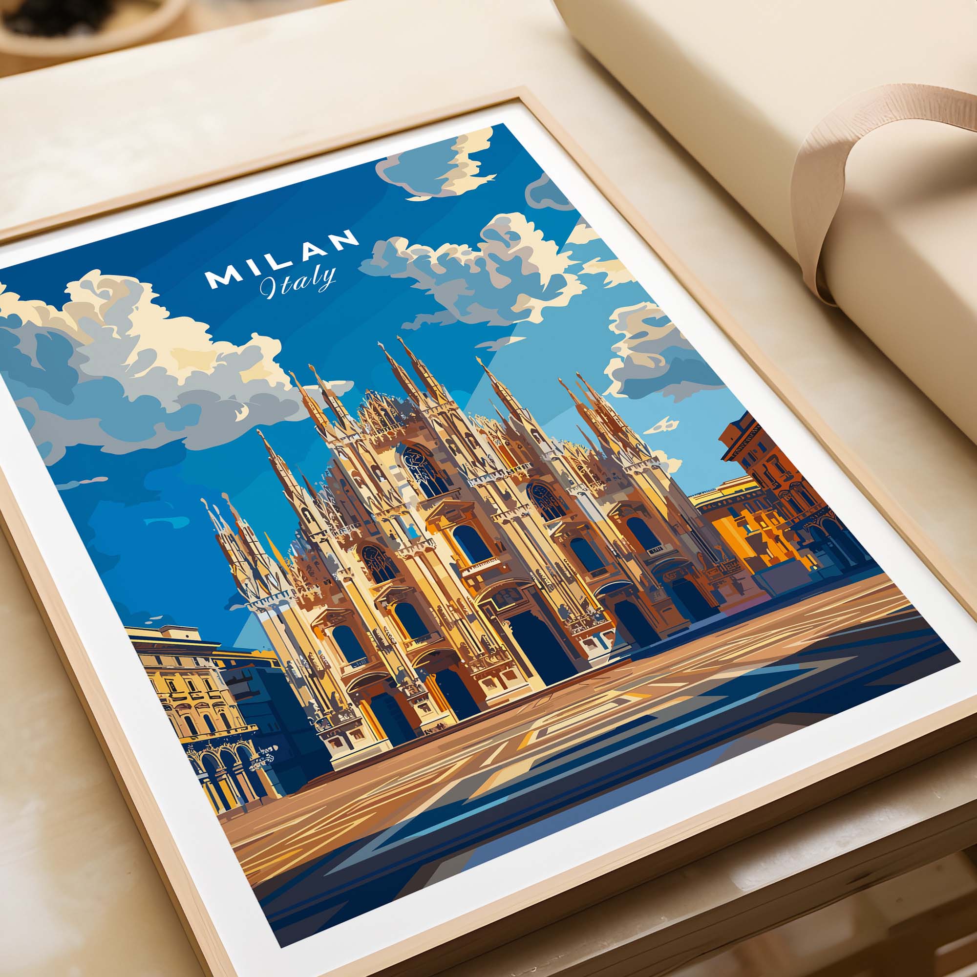 Milan Travel Print