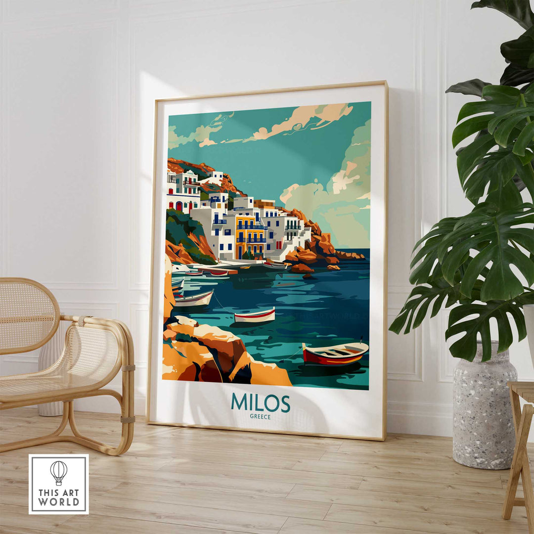 Milos Art Print-This Art World