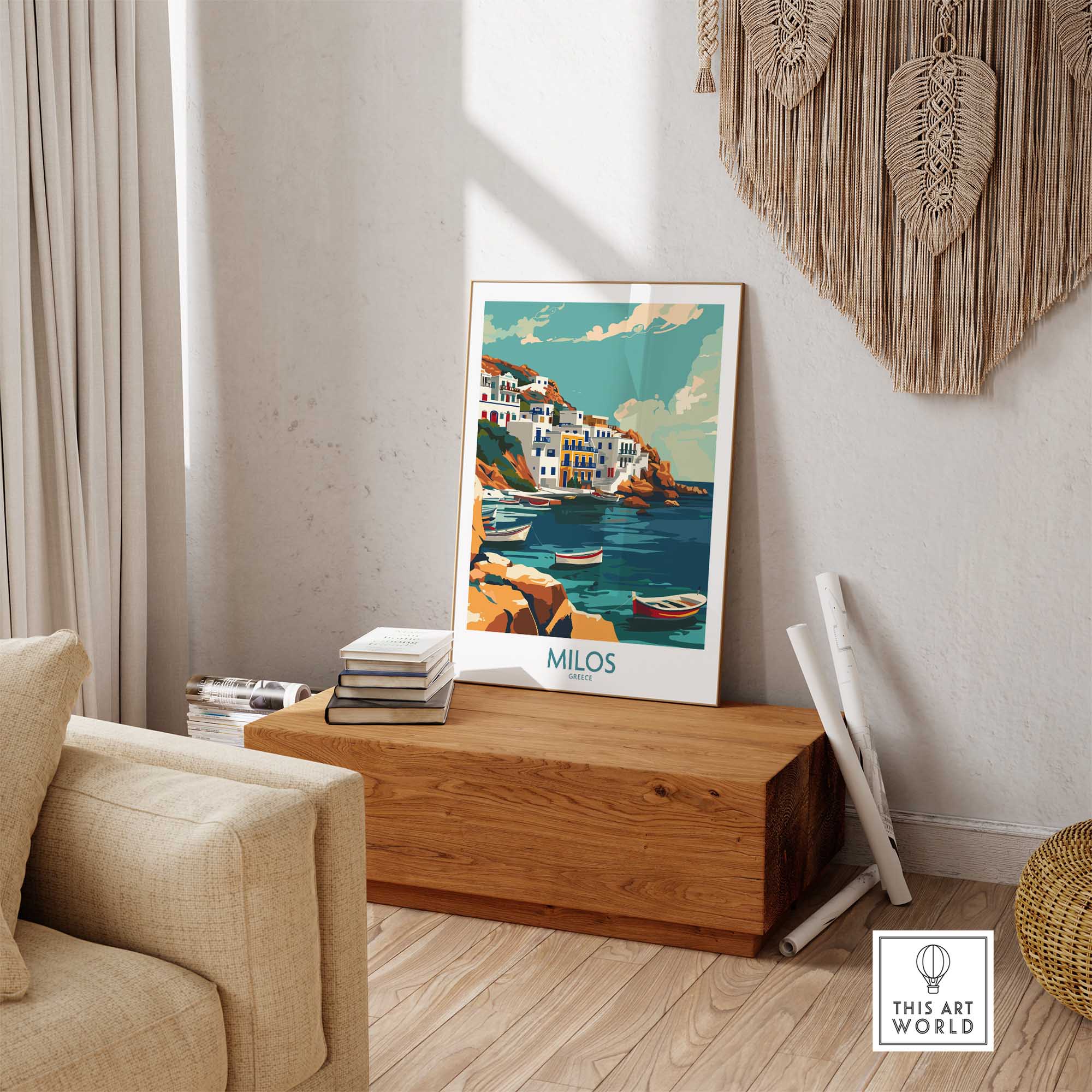 Milos Art Print-This Art World