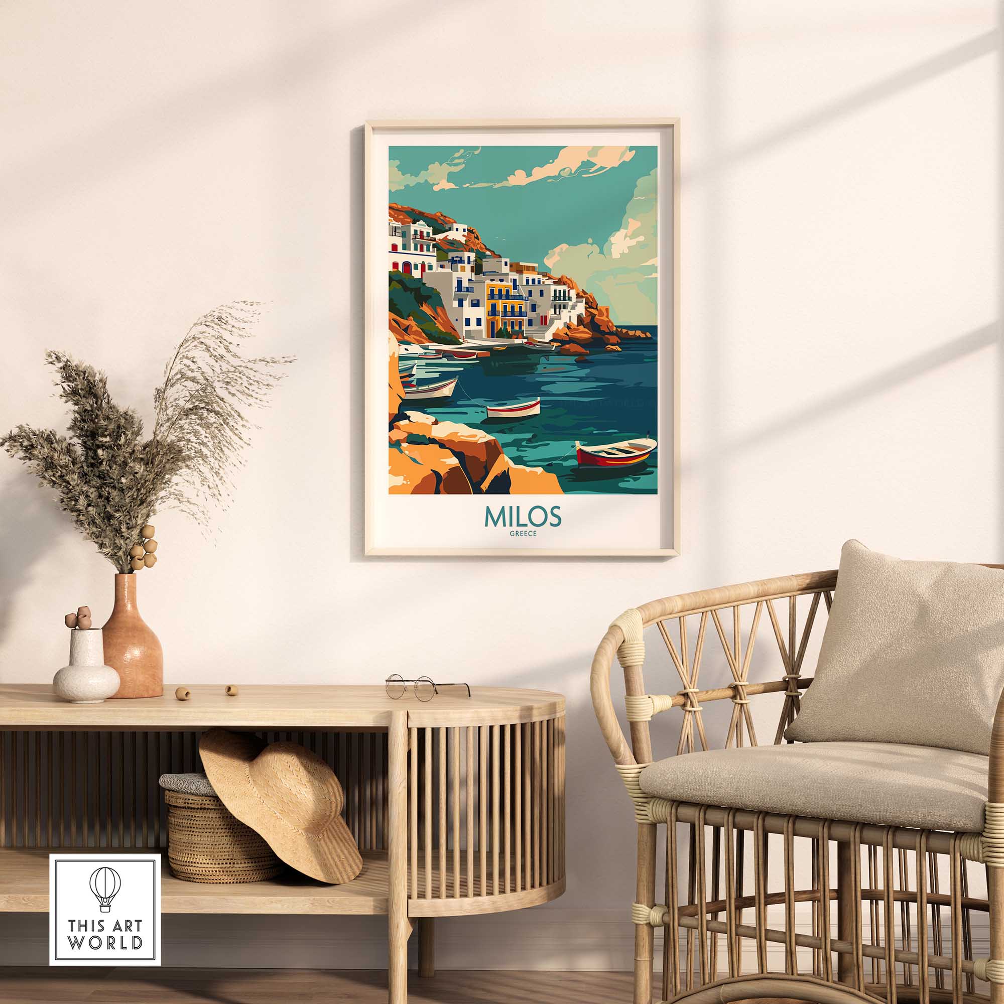 Milos Art Print-This Art World