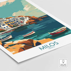 Milos Art Print-This Art World