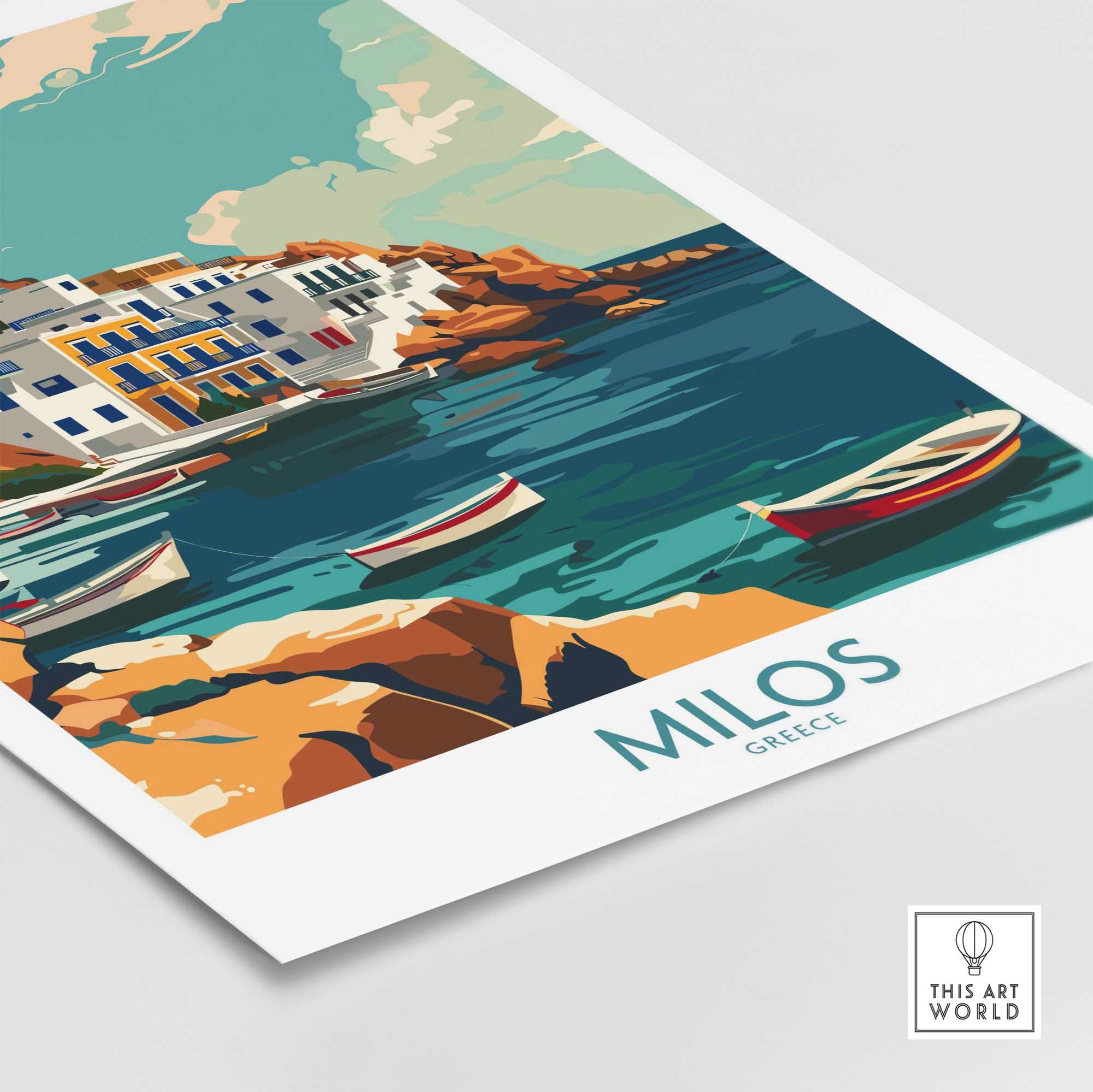 Milos Art Print-This Art World