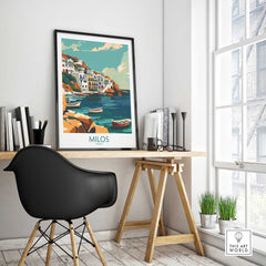 Milos Art Print-This Art World