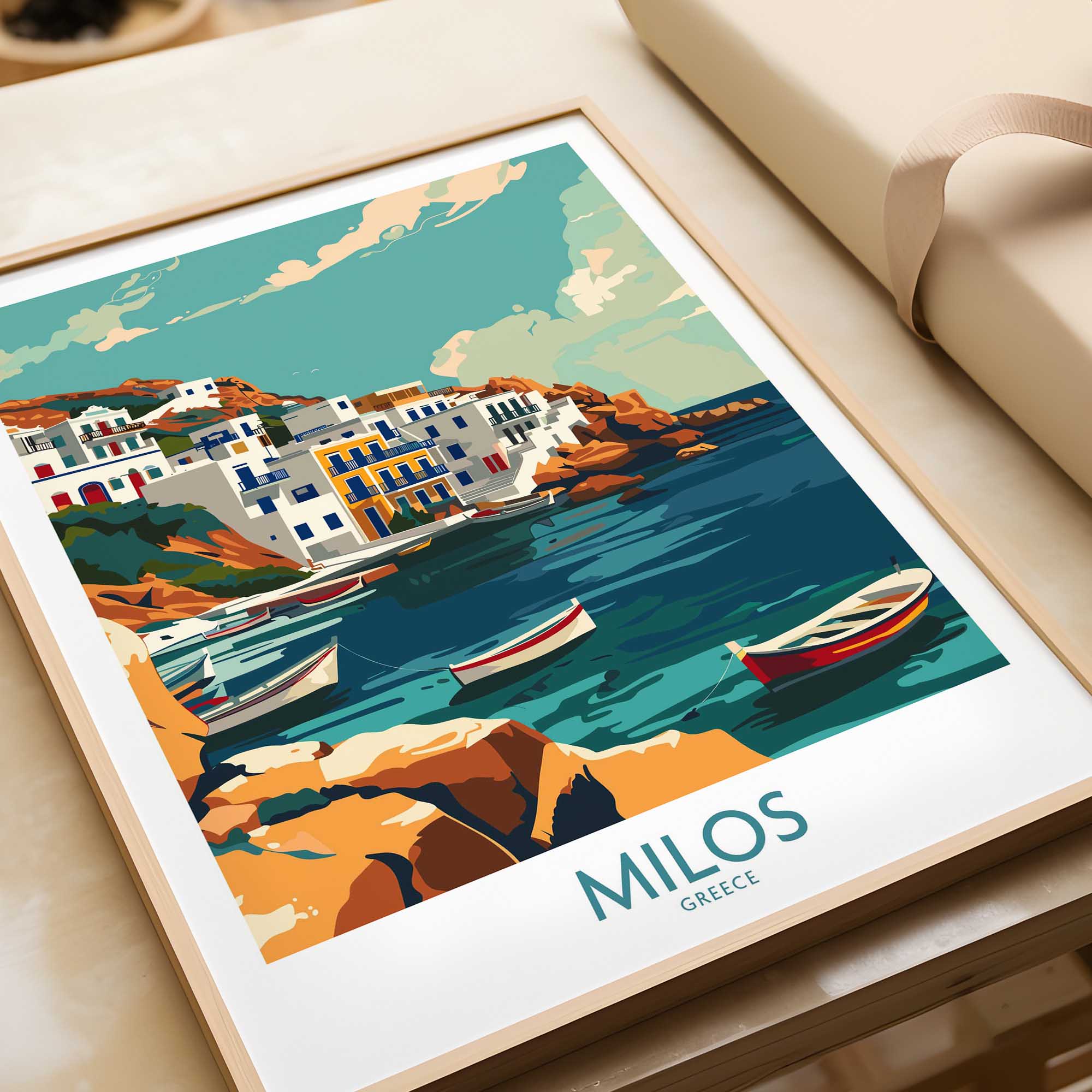 Milos Art Print-This Art World