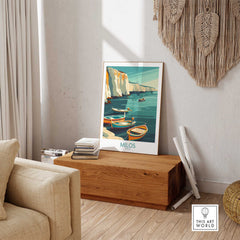 Milos Greece Wall Art Print-This Art World