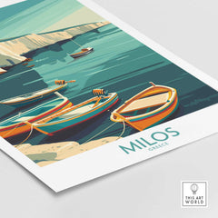 Milos Greece Wall Art Print-This Art World
