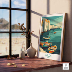 Milos Greece Wall Art Print-This Art World