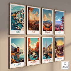 Milos Travel Poster - Greece-This Art World