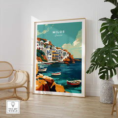 Milos Travel Print-This Art World