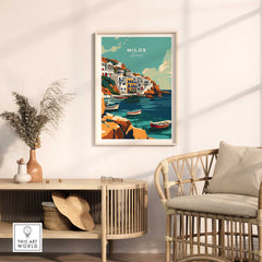 Milos Travel Print-This Art World