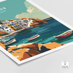 Milos Travel Print-This Art World