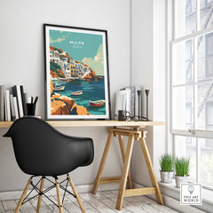 Milos Travel Print-This Art World