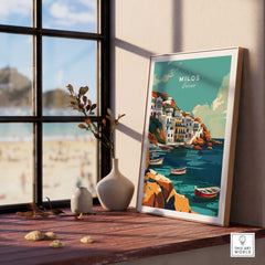 Milos Travel Print-This Art World