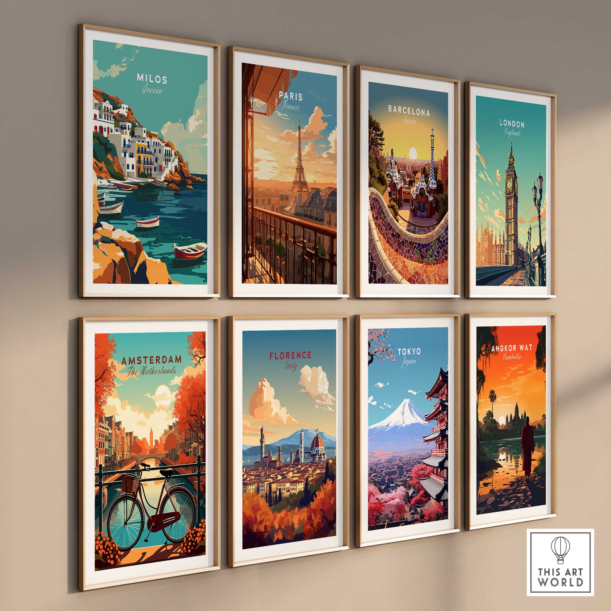 Milos Travel Print-This Art World