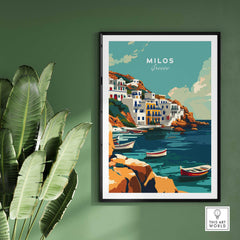 Milos Travel Print-This Art World