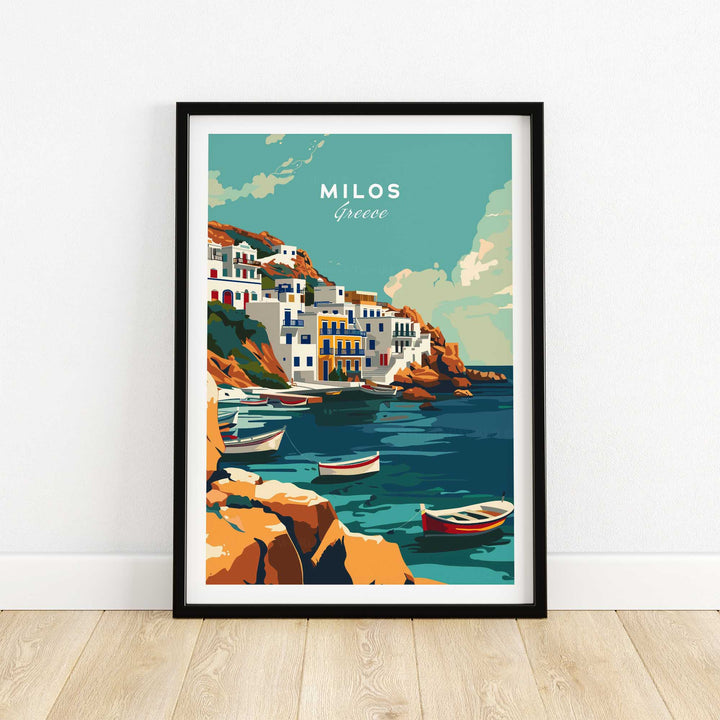 Milos Travel Print-This Art World