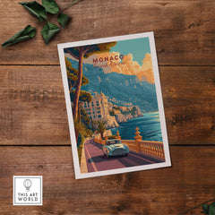 Monaco Poster part of our best collection or travel posters and prints - This Art World