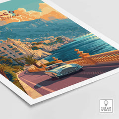 Monaco Poster part of our best collection or travel posters and prints - This Art World