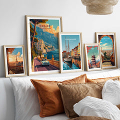Monaco Poster part of our best collection or travel posters and prints - This Art World