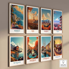 Monaco Print part of our best collection or travel posters and prints - This Art World