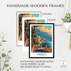 Monaco Print part of our best collection or travel posters and prints - This Art World