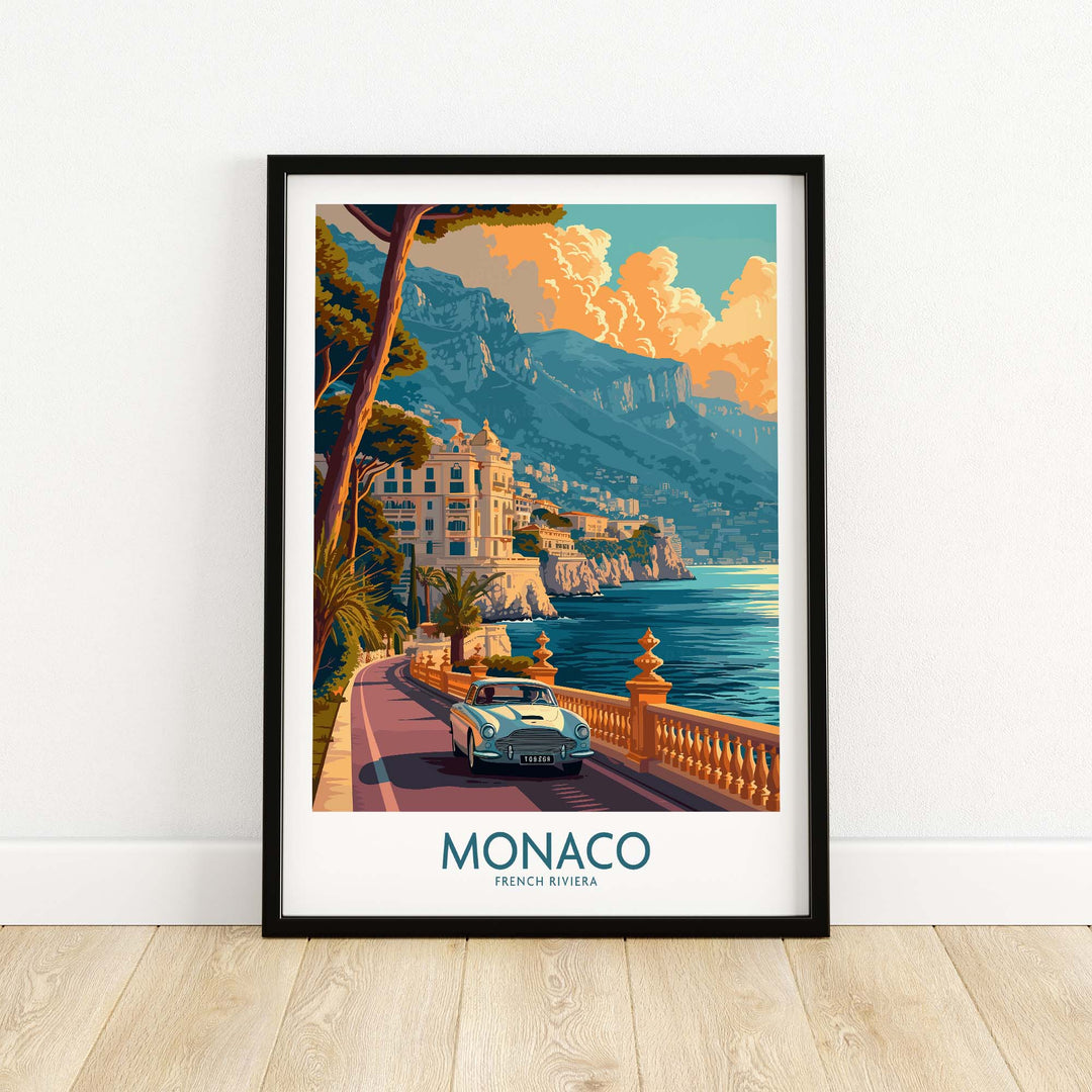 Monaco Print part of our best collection or travel posters and prints - This Art World