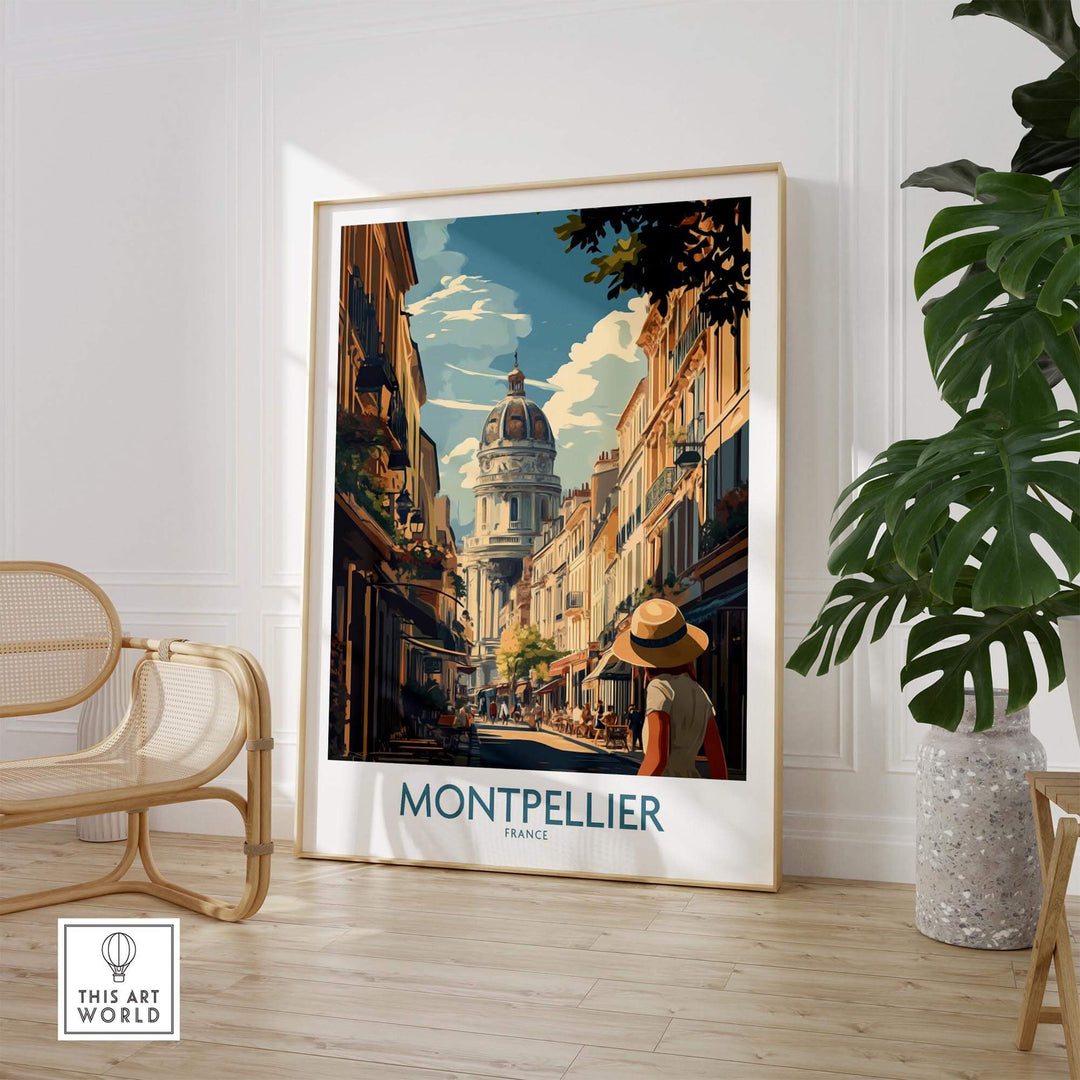 Montpellier Art Print