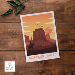 Monument Valley Navajo Tribal Park Poster-This Art World