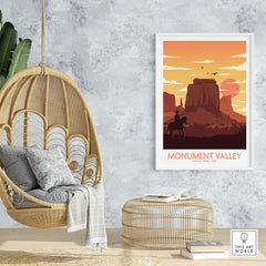 Monument Valley Navajo Tribal Park Poster-This Art World