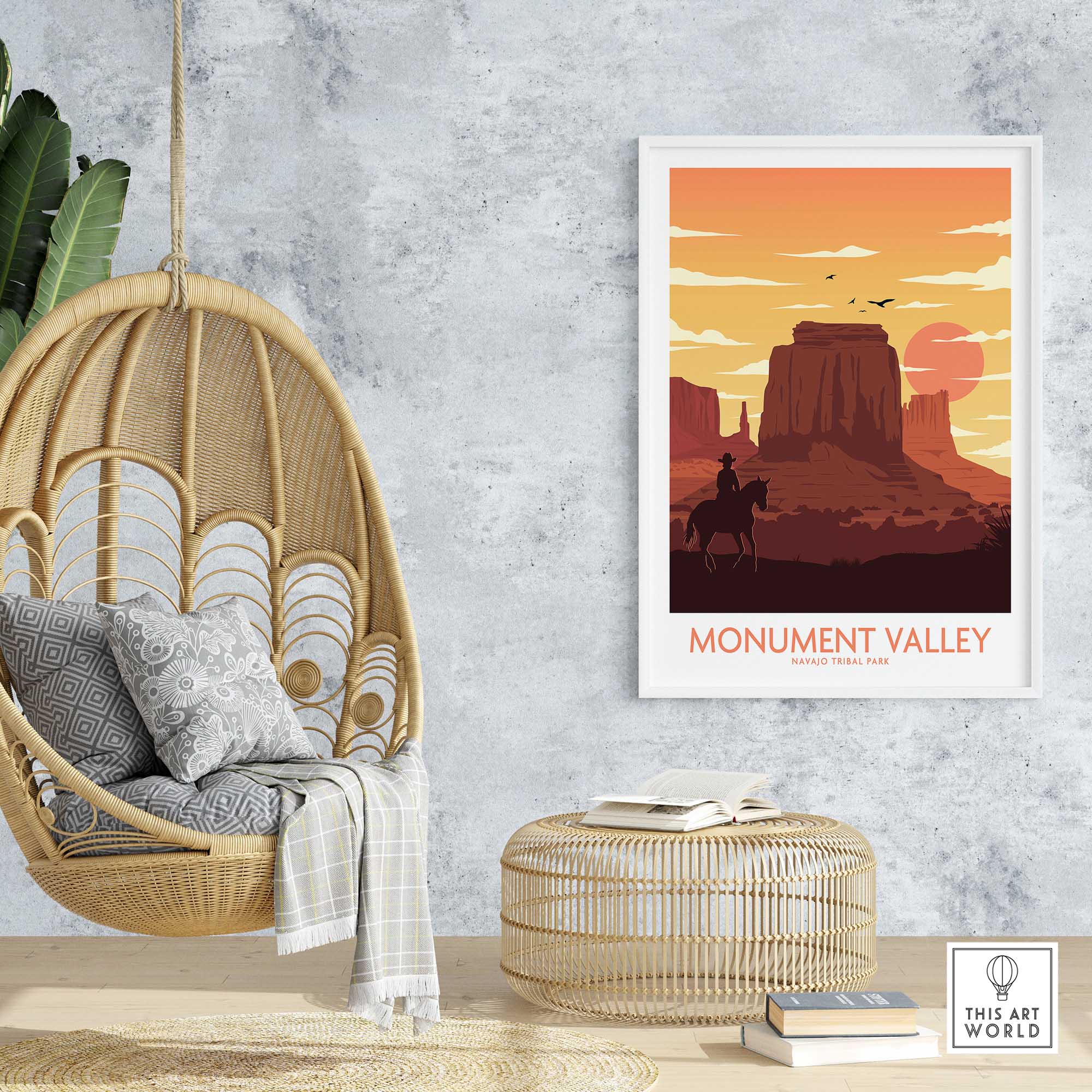 Monument Valley Navajo Tribal Park Poster-This Art World