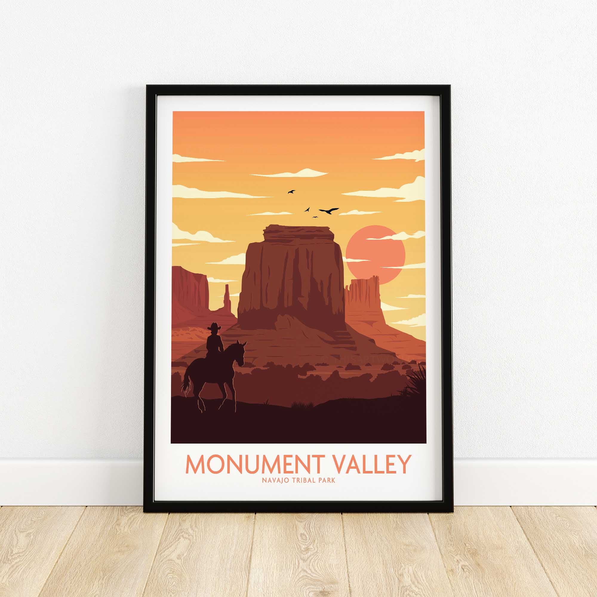 Monument Valley Navajo Tribal Park Poster-This Art World