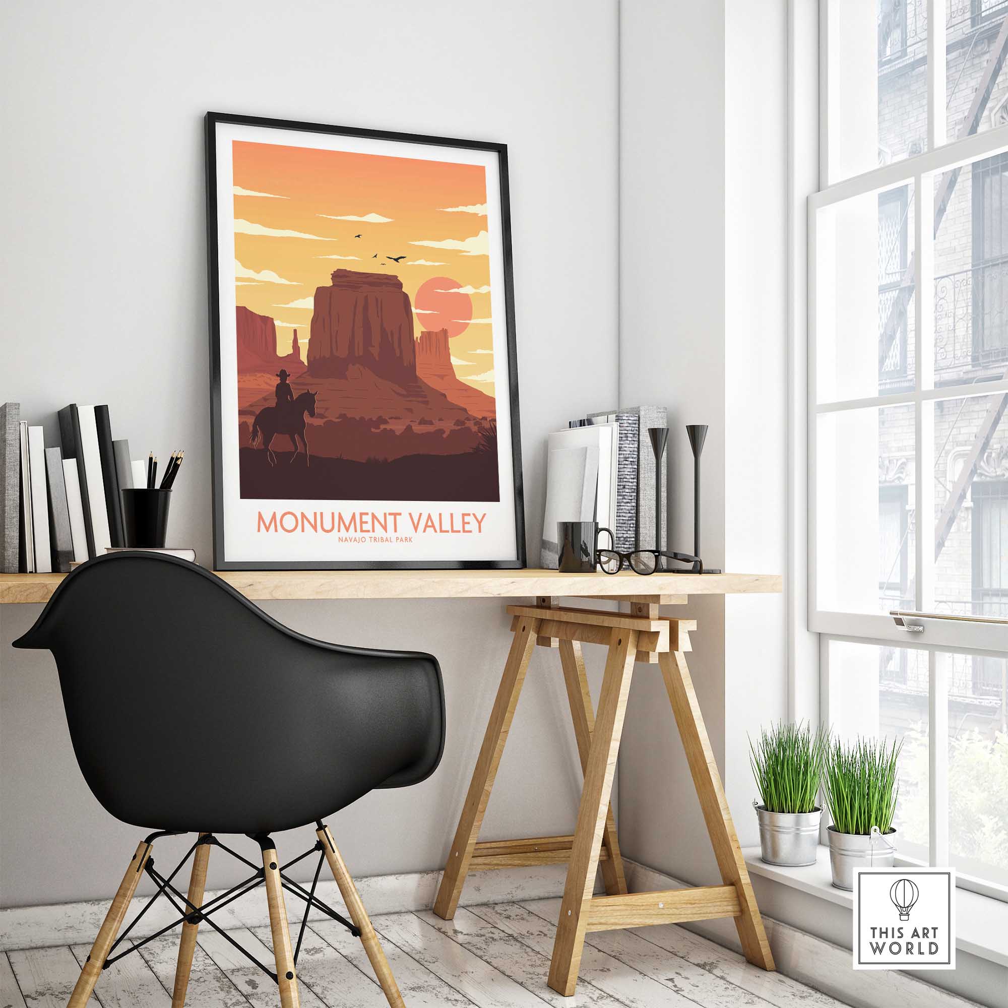 Monument Valley Navajo Tribal Park Poster-This Art World